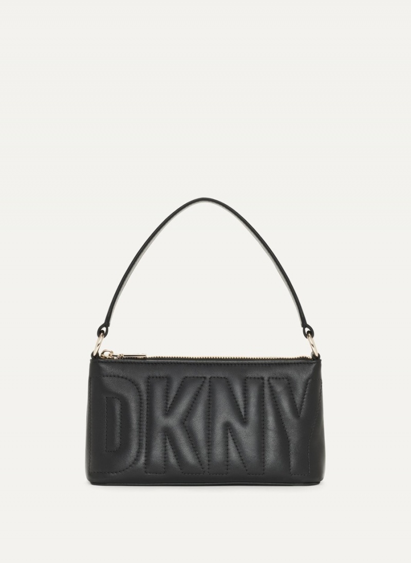 Women\'s Dkny Elsa Demi Crossbody Bags Black | F3317760