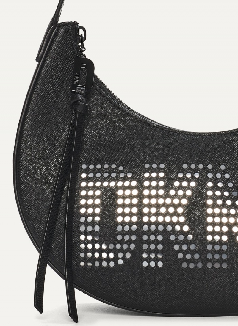 Women's Dkny Essex Saffiano Shoulder Bags Black | J8490991