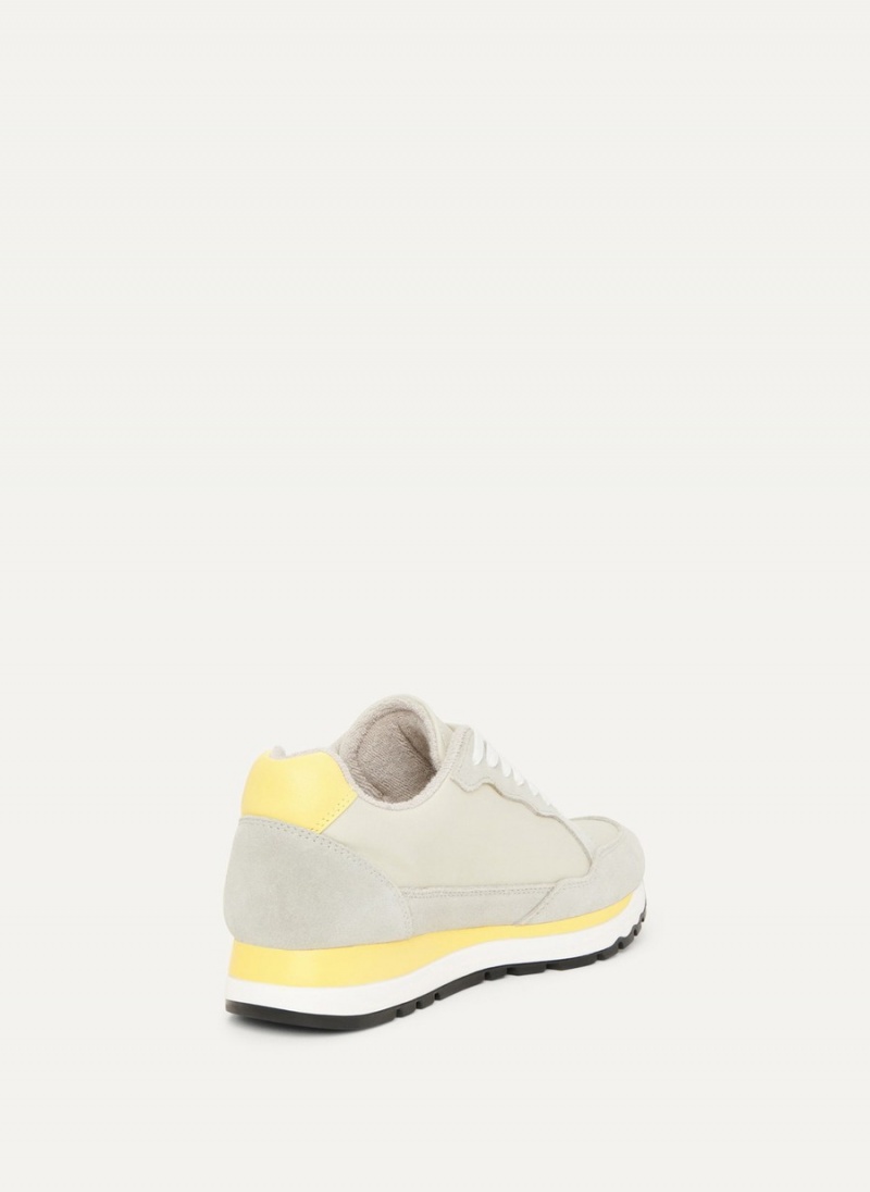 Women's Dkny Exploded Logo Retros Sneakers Grey | H2711603