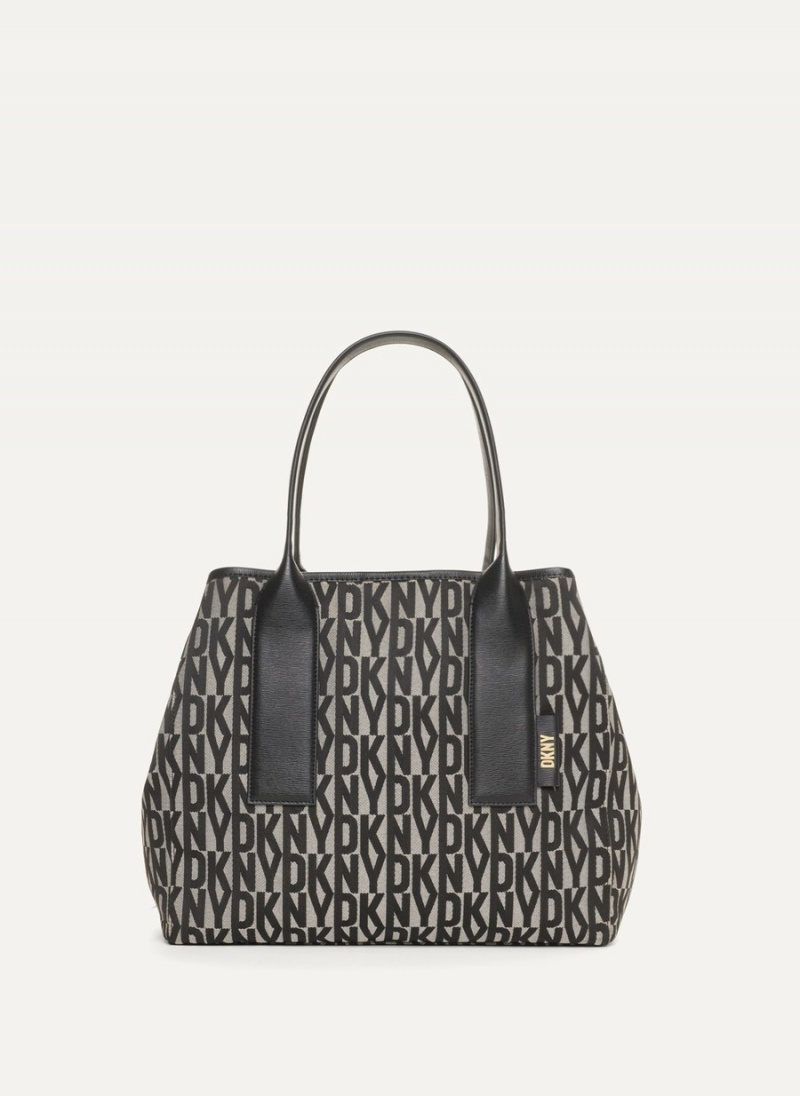 Women\'s Dkny Grayson Large Tote Bags Black | Z8963986