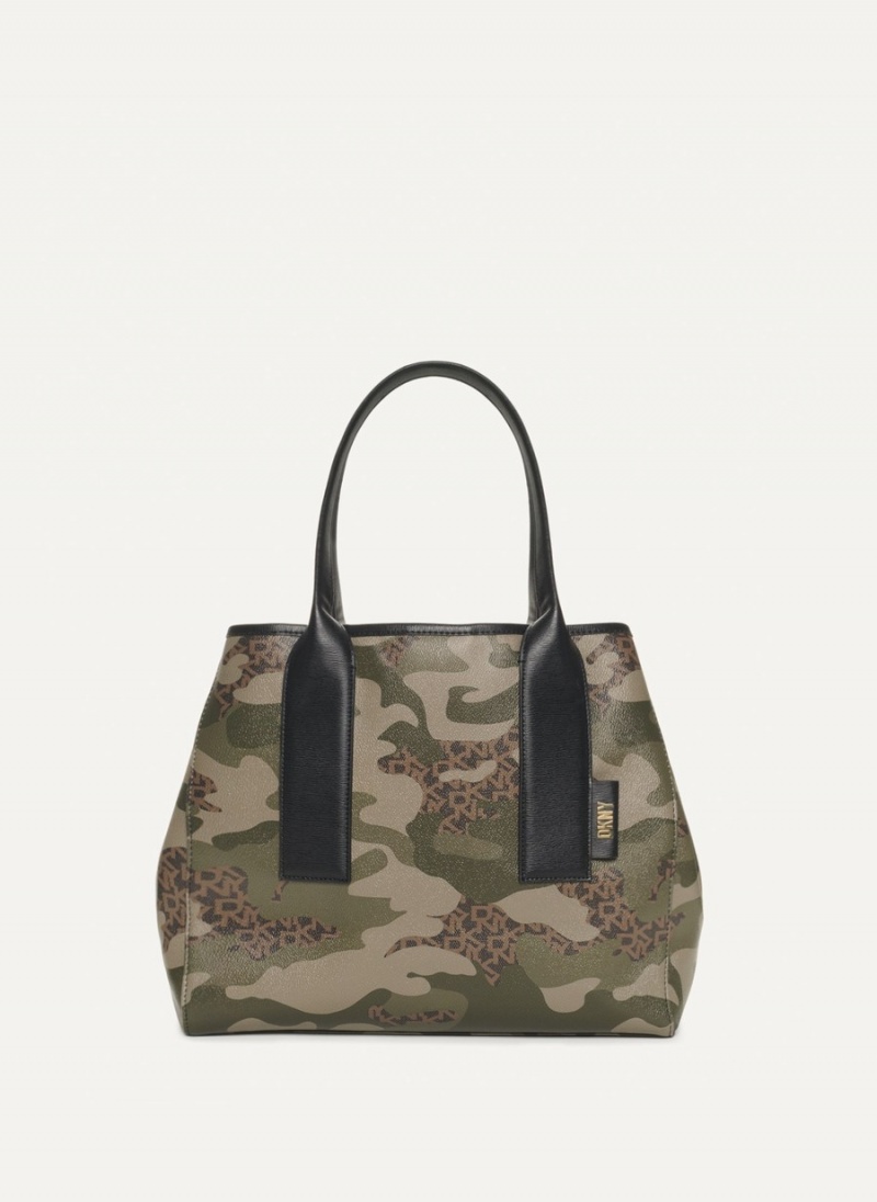 Women's Dkny Grayson Large Tote Bags Olive | I2366936