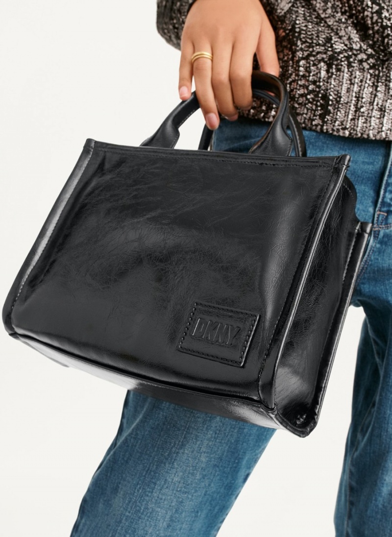 Women's Dkny Hadlee Sm Tote Bags Black | Z6893654