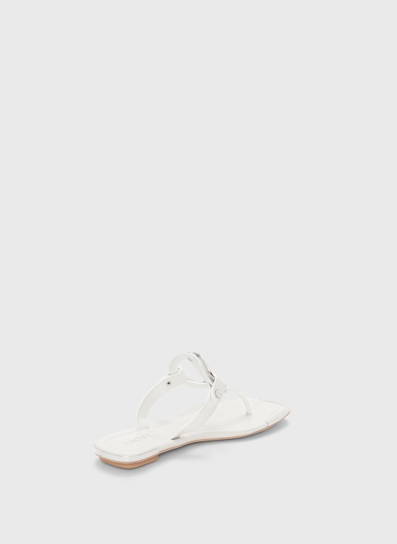 Women's Dkny Hartford Sandals White | S0251295
