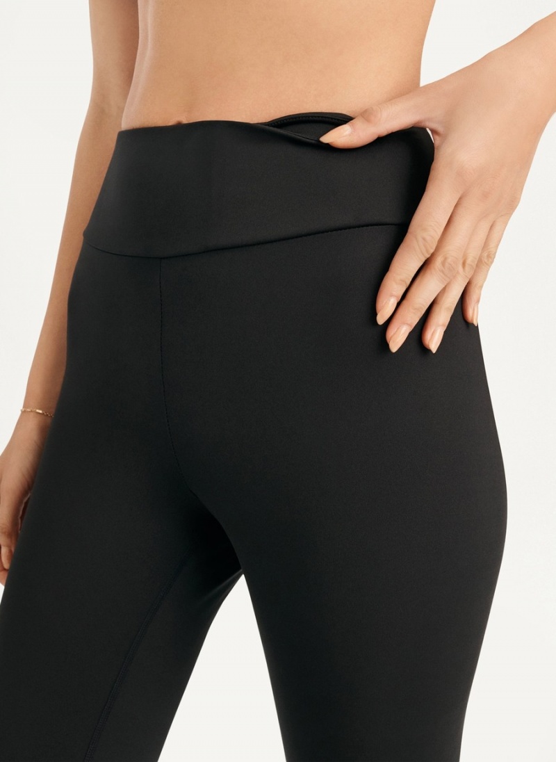 Women's Dkny High Waist 7/8 Tight Hug Leggings Black | N7003530