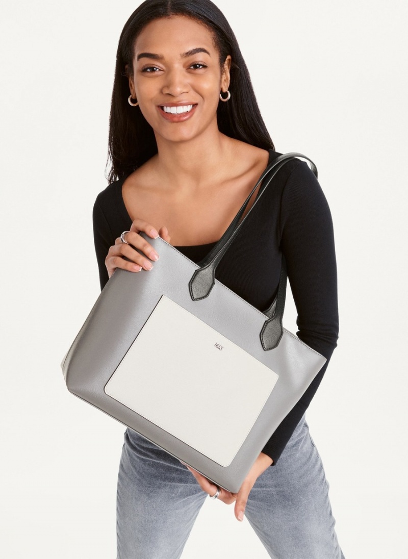 Women's Dkny Ines Tote Bags Grey | U8276417