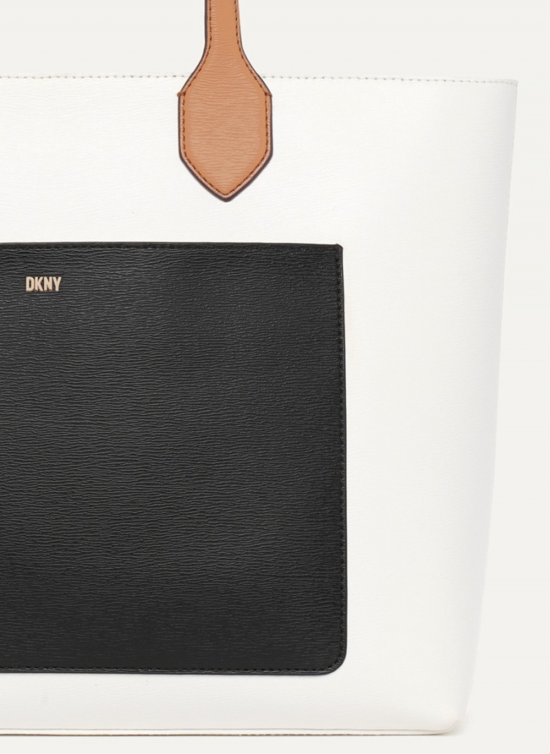 Women's Dkny Ines Tote Bags White | O7046745