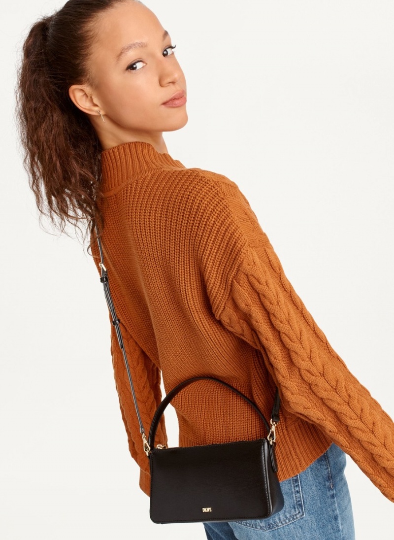Women's Dkny Irina Demi Crossbody Bags Black | W8842827