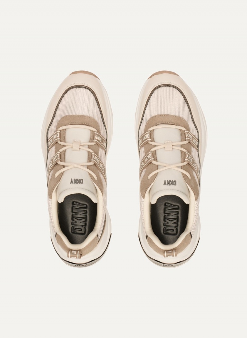 Women's Dkny Justine Slip On Sneakers Beige | J6176292