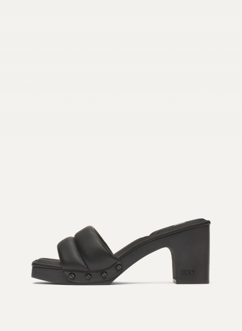 Women\'s Dkny Kaia Sandals Black | S3591370