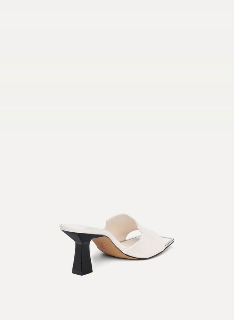 Women's Dkny Kailyn Heeled Mules White | F8599985