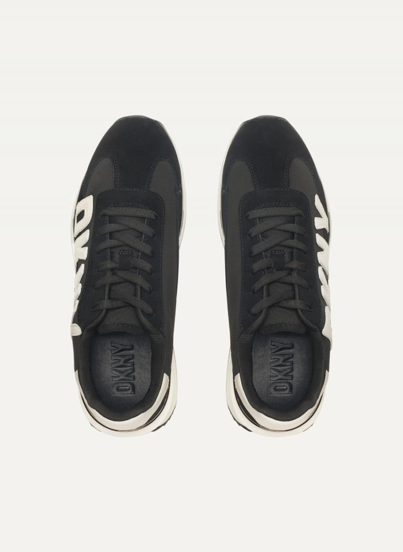 Women's Dkny Kamryn Slip On Wedge Sneakers Black | V1041186