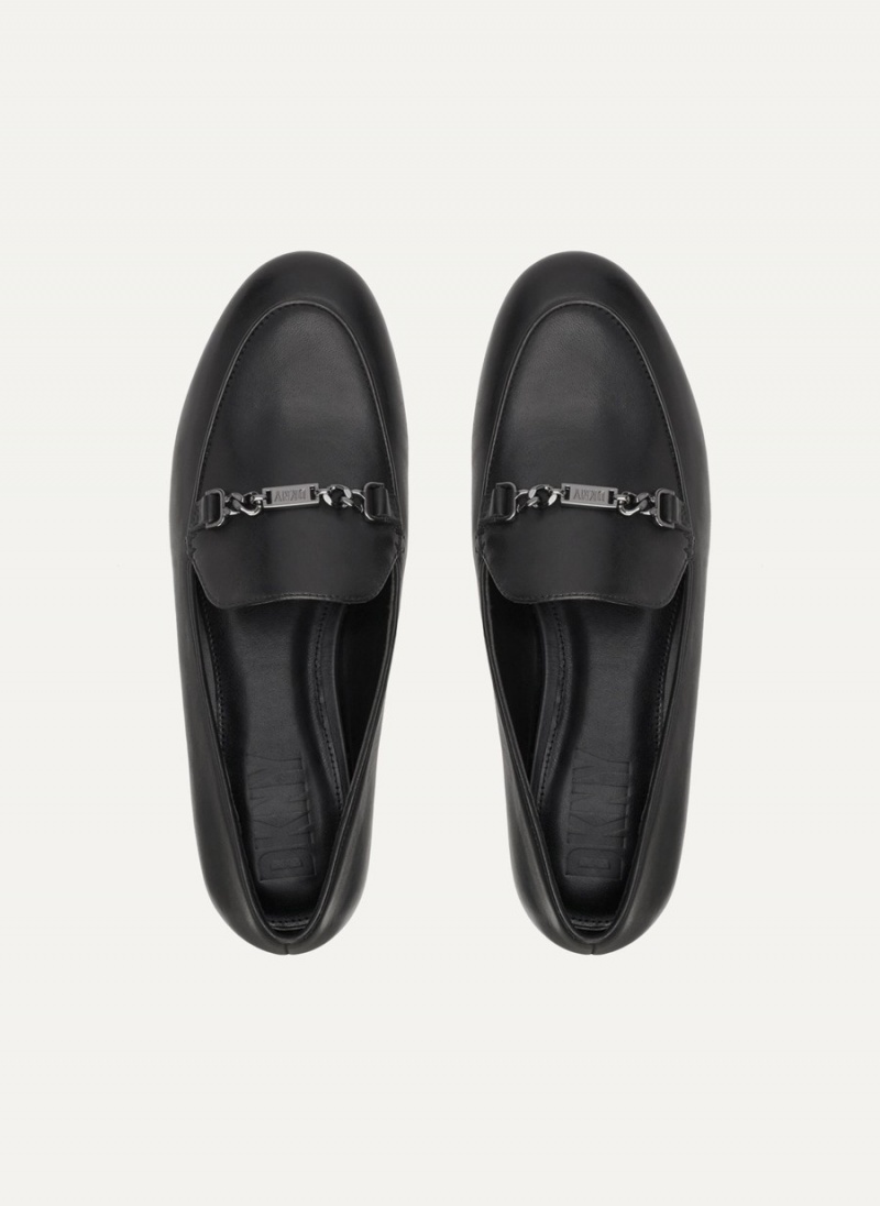 Women's Dkny Leona Loafers Black | Z5971352