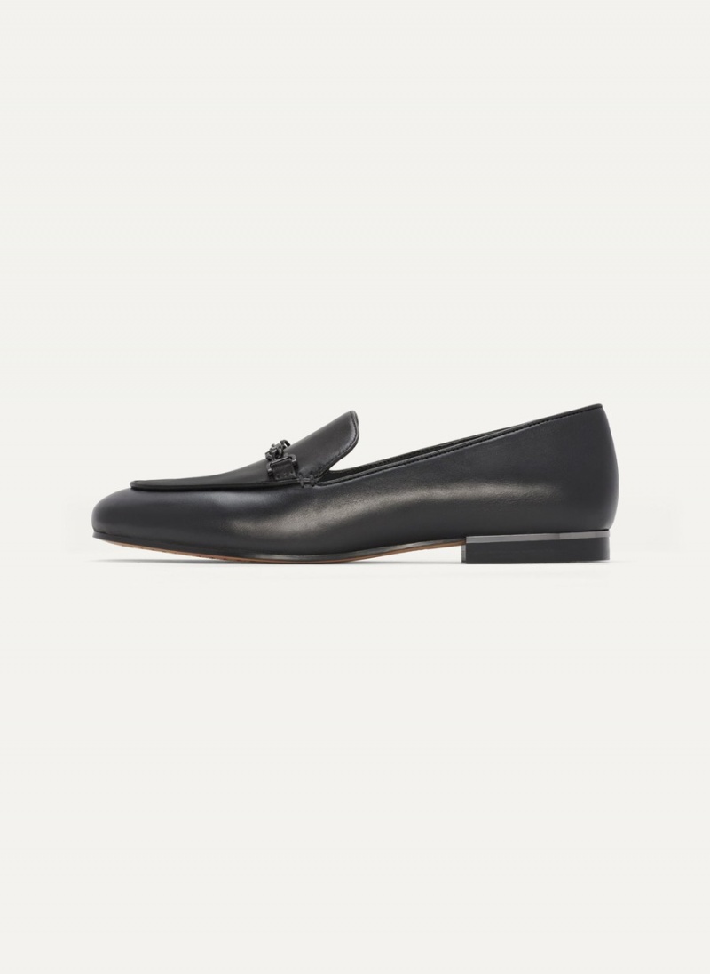 Women\'s Dkny Leona Loafers Black | Z5971352
