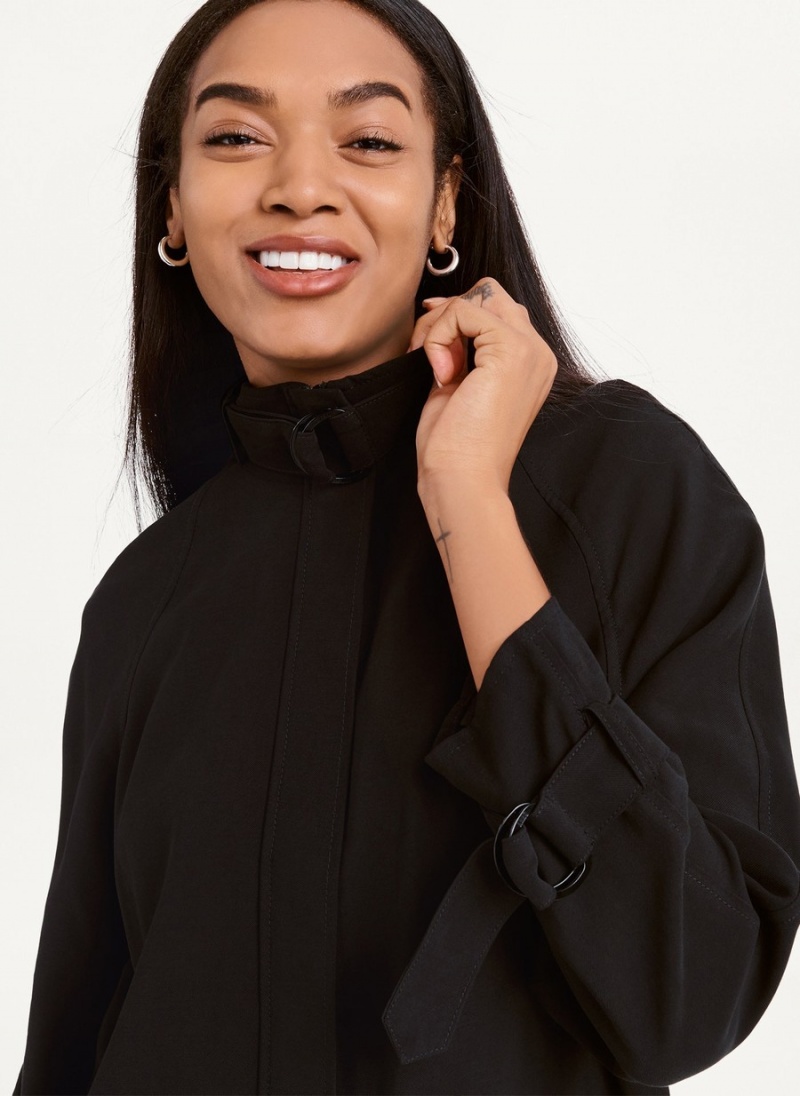 Women's Dkny Long Sleeve Jackets Black | Q4498891