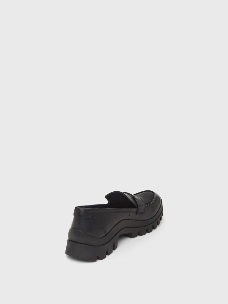 Women's Dkny Lug Sole Loafers Black | J1757203