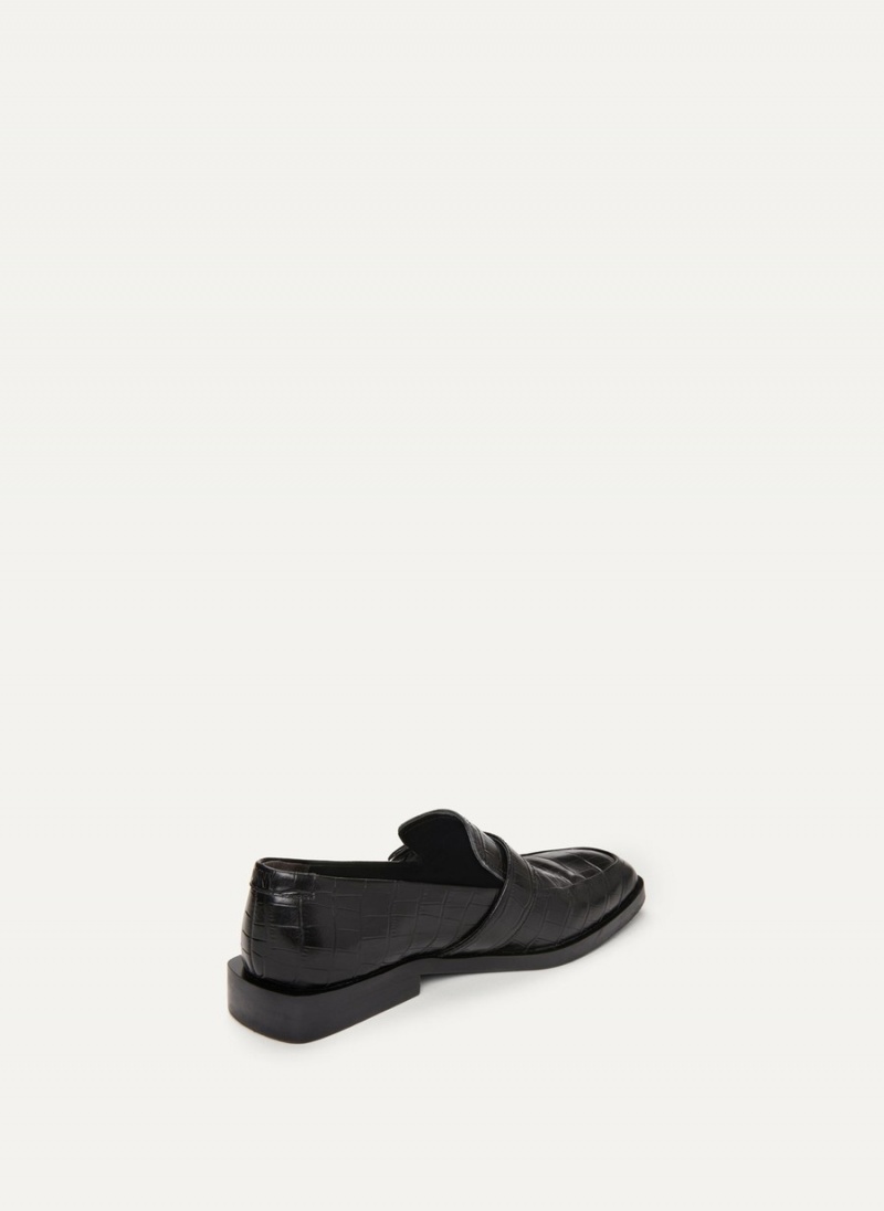 Women's Dkny Lug Sole Loafers Black | J1757203