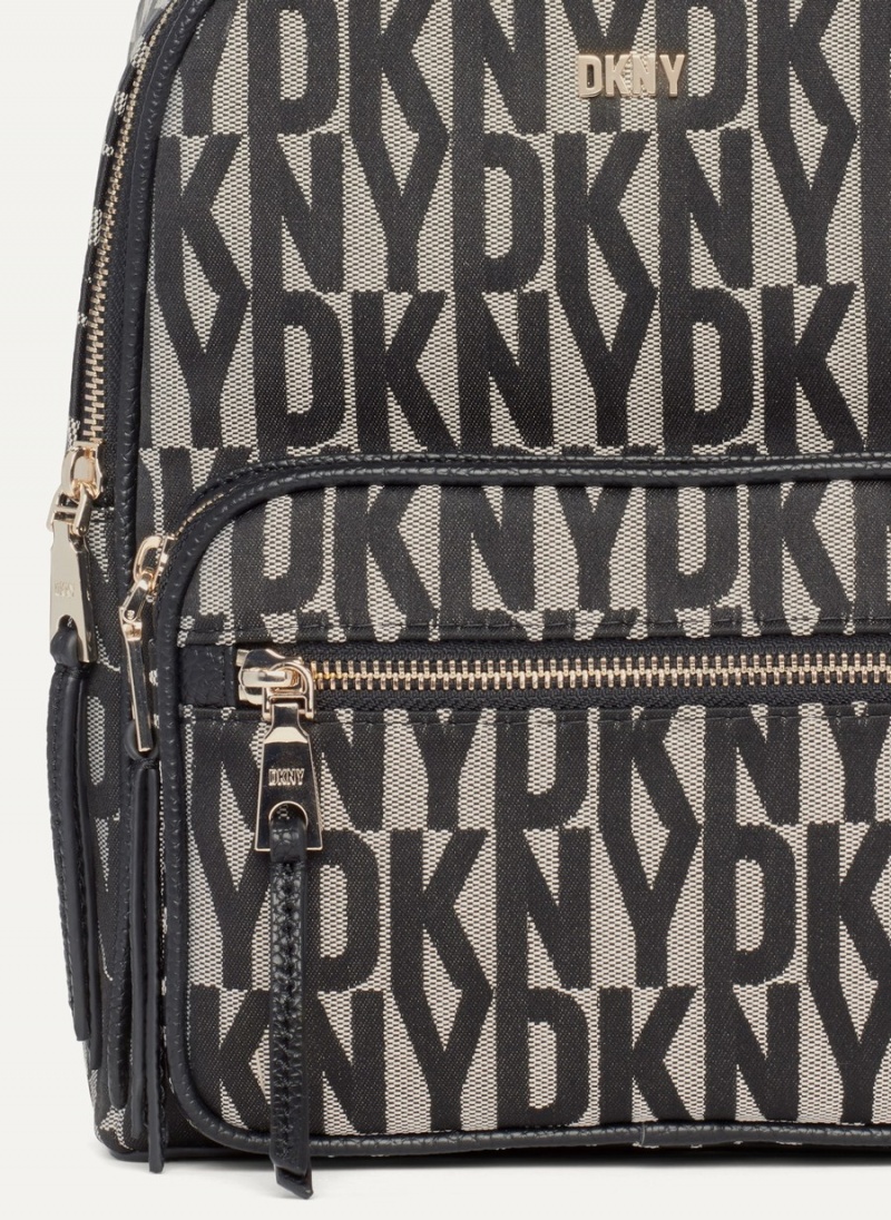 Women's Dkny Maxine Backpacks Black | T5436885