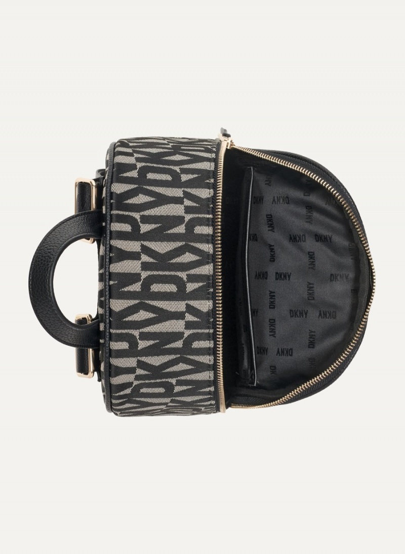 Women's Dkny Maxine Backpacks Black | T5436885