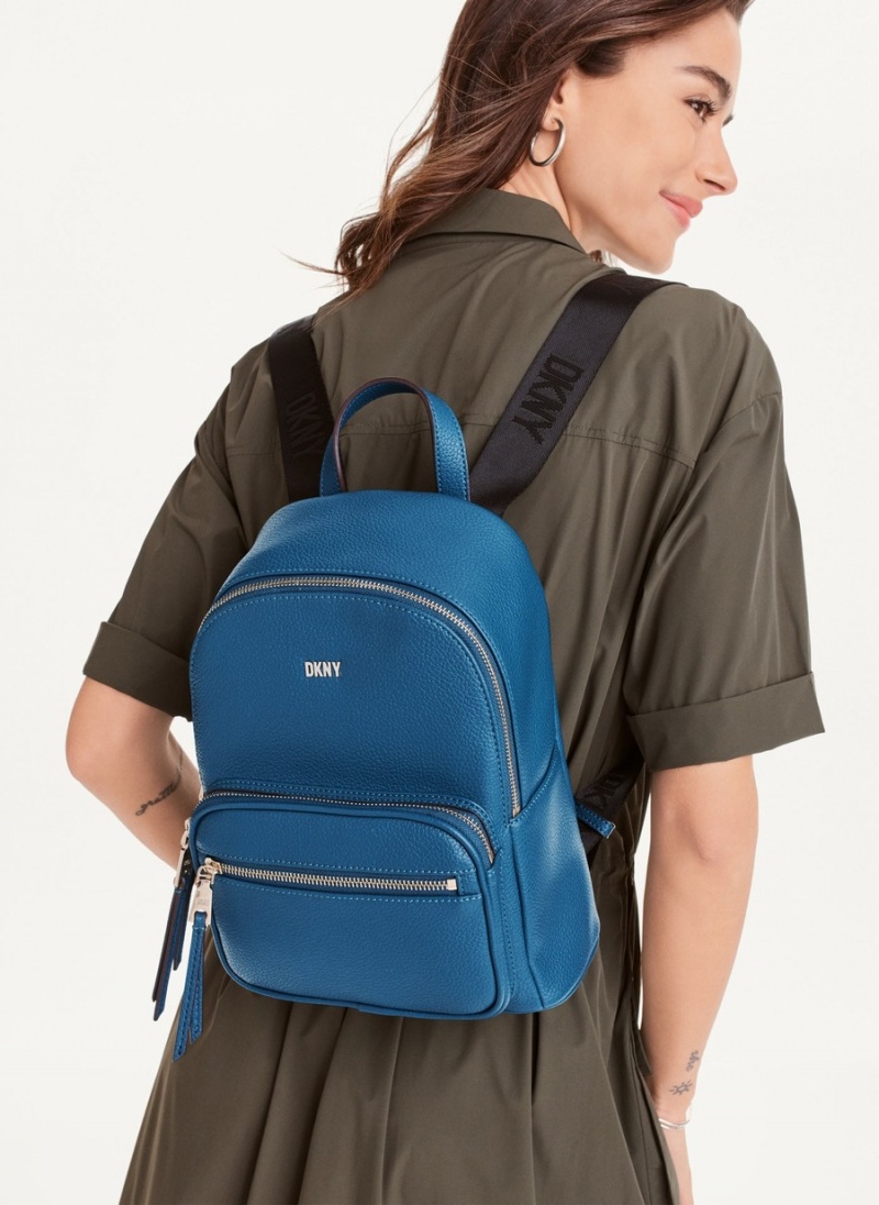 Women's Dkny Maxine Backpacks Blue | M0016298