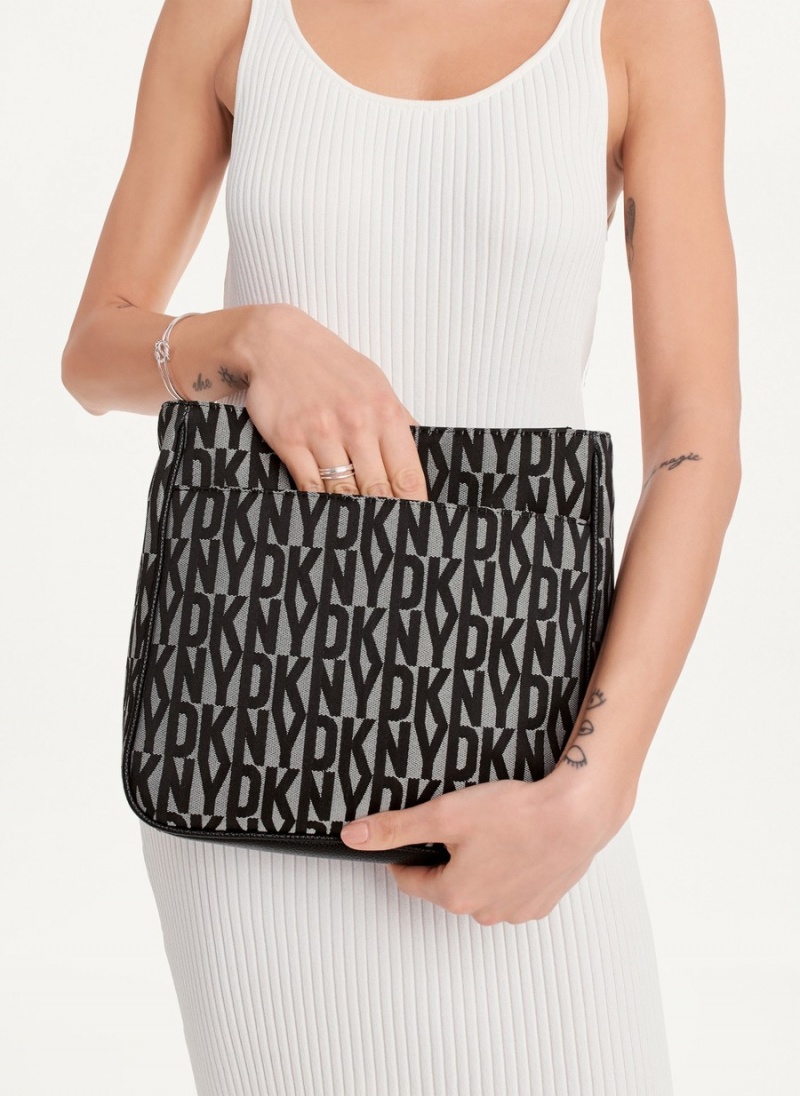 Women's Dkny Maxine Messenger Bags Black | Z4069314