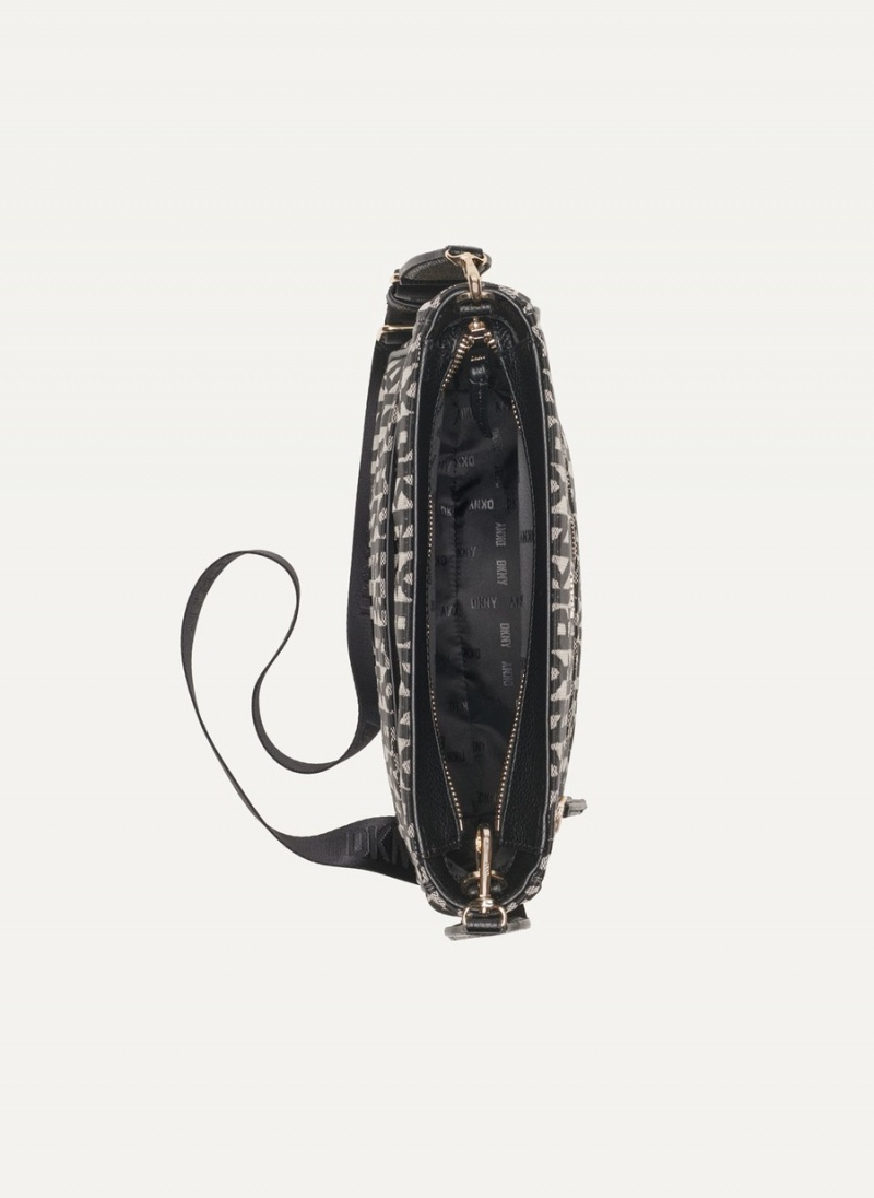 Women's Dkny Maxine Messenger Bags Black | Z4069314