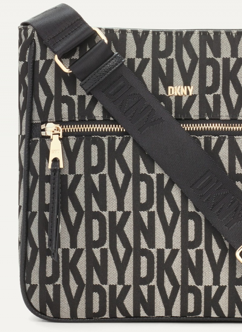 Women's Dkny Maxine Messenger Bags Black | Z4069314