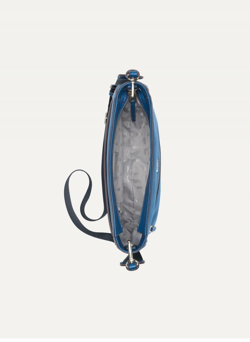 Women's Dkny Maxine Messenger Shoulder Bags Blue | H6426201