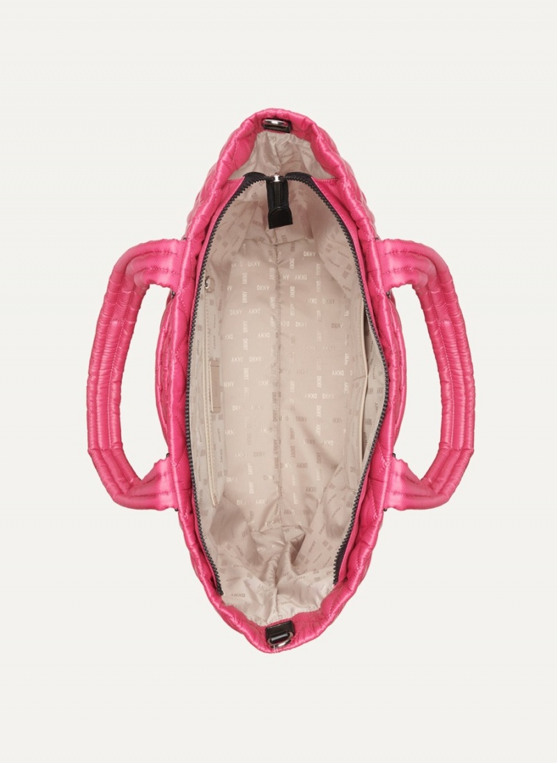 Women's Dkny Maya Tote Bags Pink | N0953356