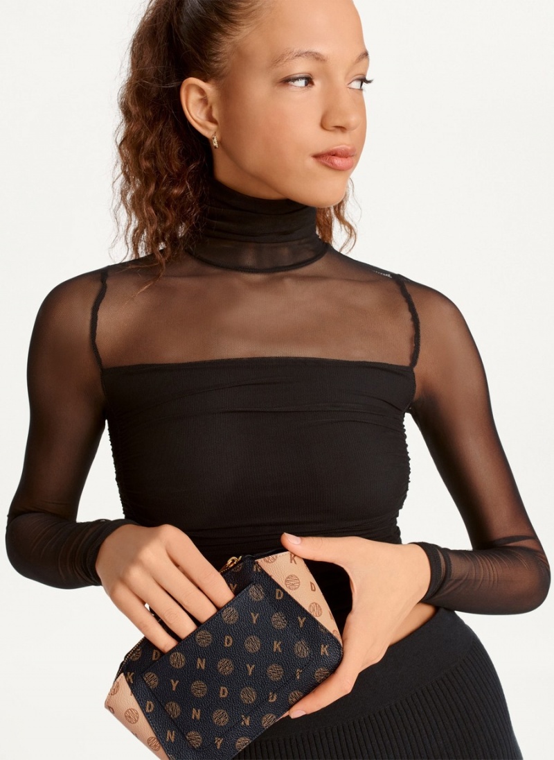 Women's Dkny Mini Dome Crossbody Bags Black | U7919999
