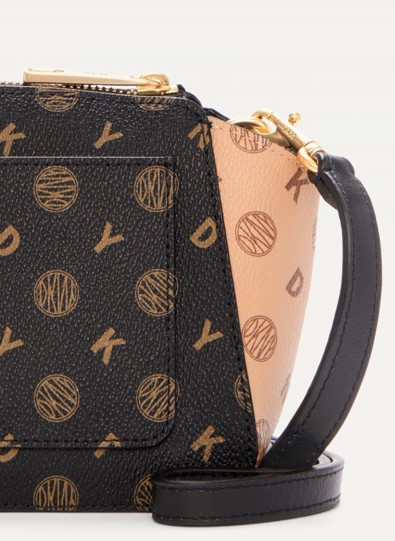 Women's Dkny Mini Dome Crossbody Bags Black | U7919999