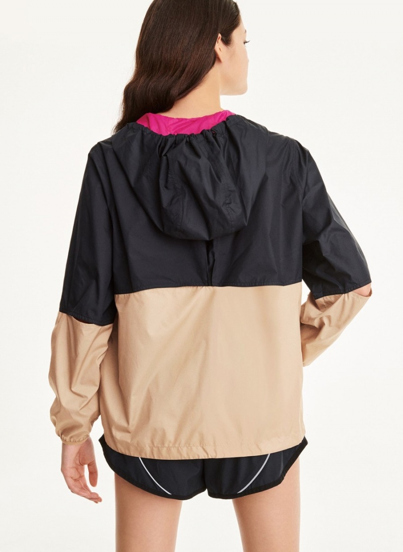 Women's Dkny Mini Rip-Stop With Reflective Piping Jackets Black | Y8155747