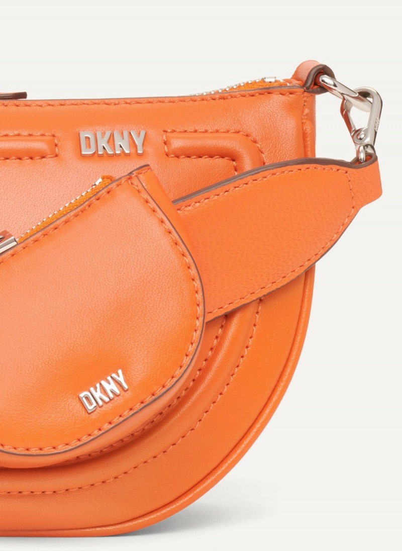 Women's Dkny Orion Crossbody Bags Orange | M7209408