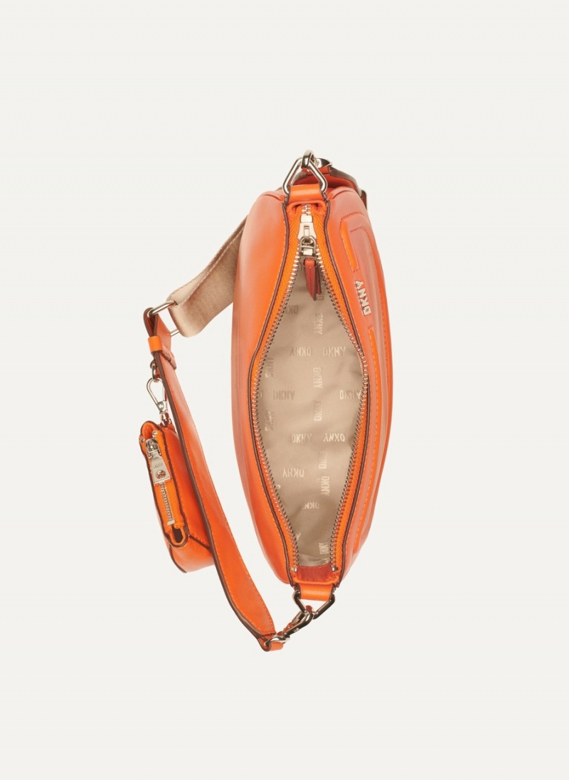 Women's Dkny Orion Crossbody Bags Orange | M7209408