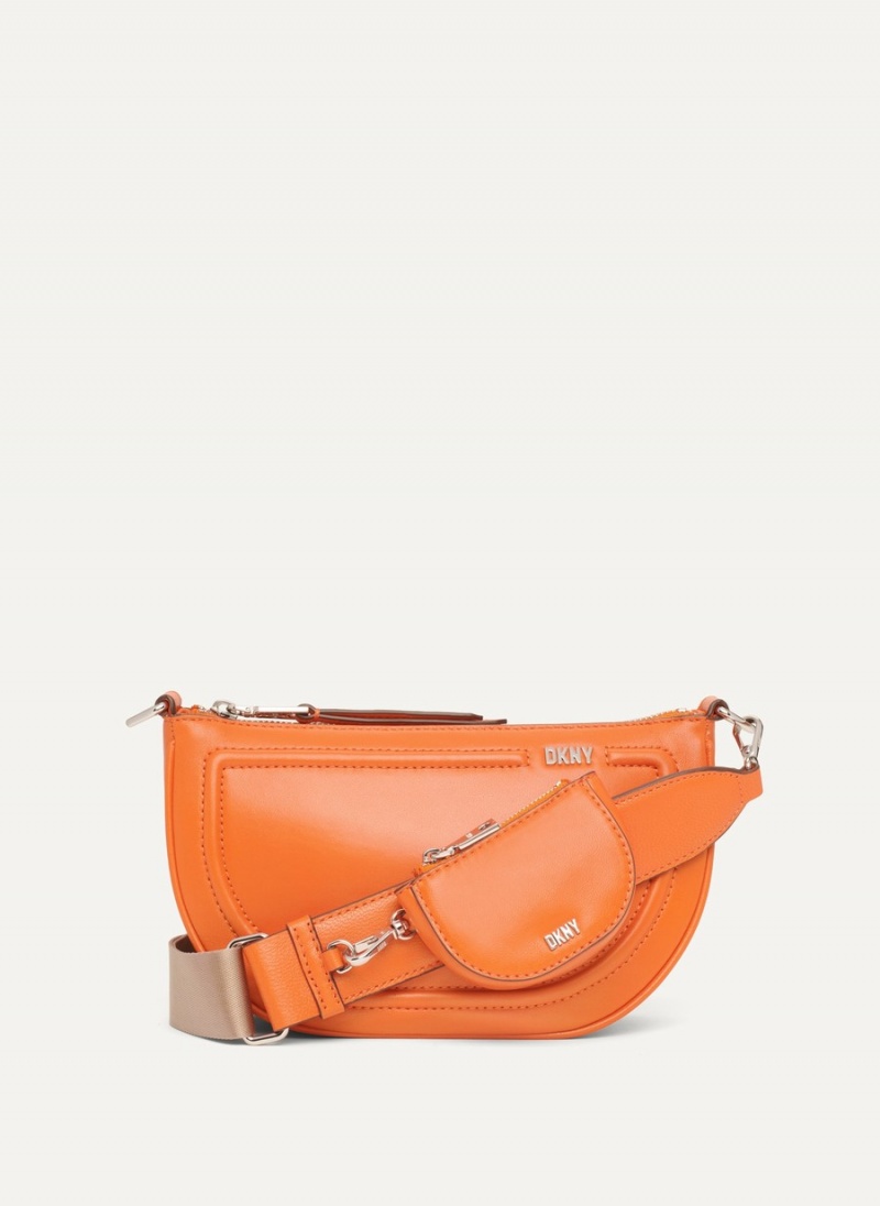 Women\'s Dkny Orion Crossbody Bags Orange | M7209408