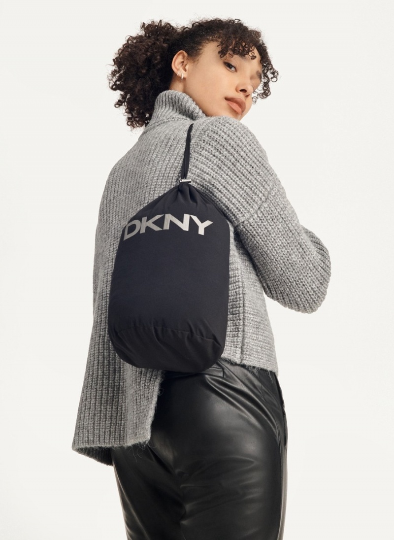 Women's Dkny Packable Jackets Black | Z7359158