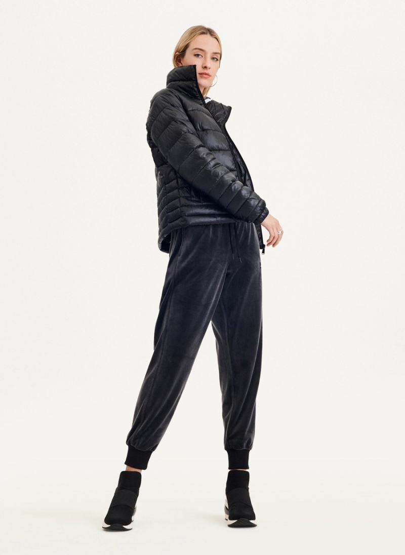 Women's Dkny Packable Puffer Jacket Black | O0828819