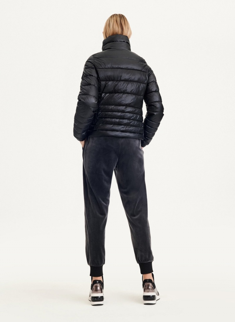 Women's Dkny Packable Puffer Jacket Black | O0828819