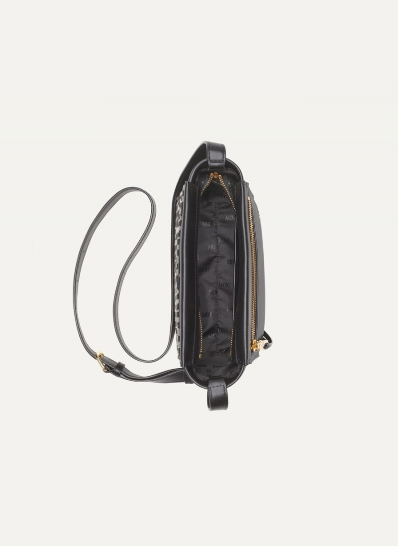 Women's Dkny Pax Crossbody Bags Black | Q7366674