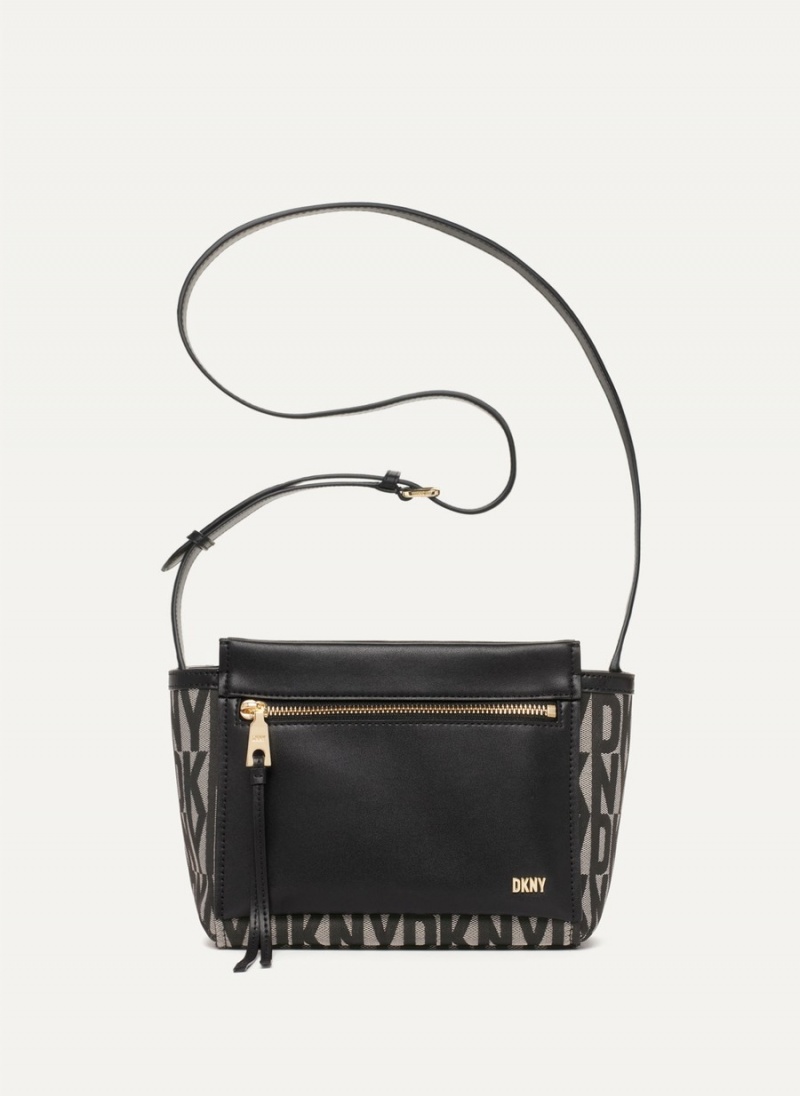 Women\'s Dkny Pax Crossbody Bags Black | Q7366674