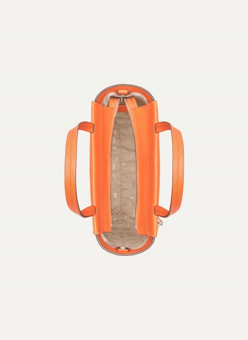 Women's Dkny Pax North-South Tote Bags Orange | Q7828587