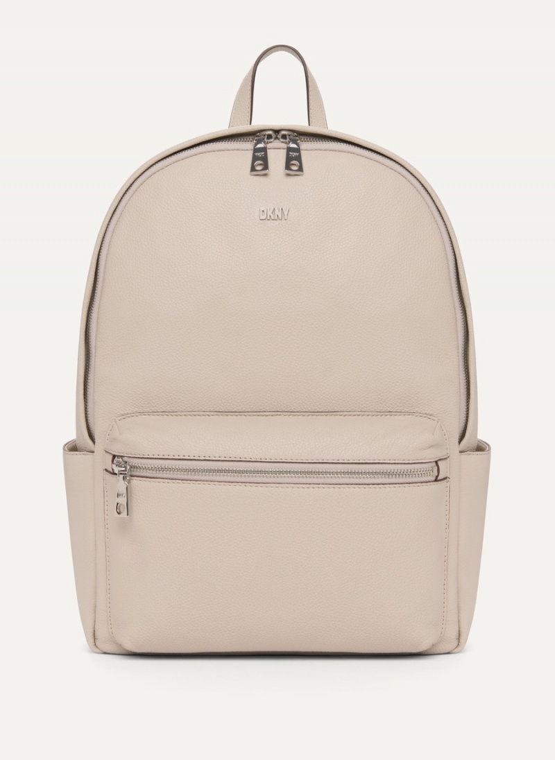 Women\'s Dkny Phoebe Backpacks Beige | G7235421