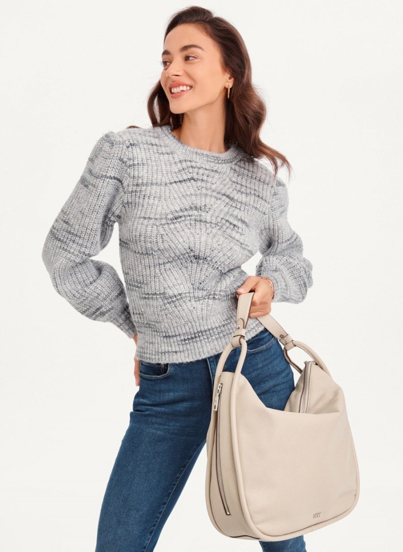 Women's Dkny Phoebe Hobo Bag White | R1086915