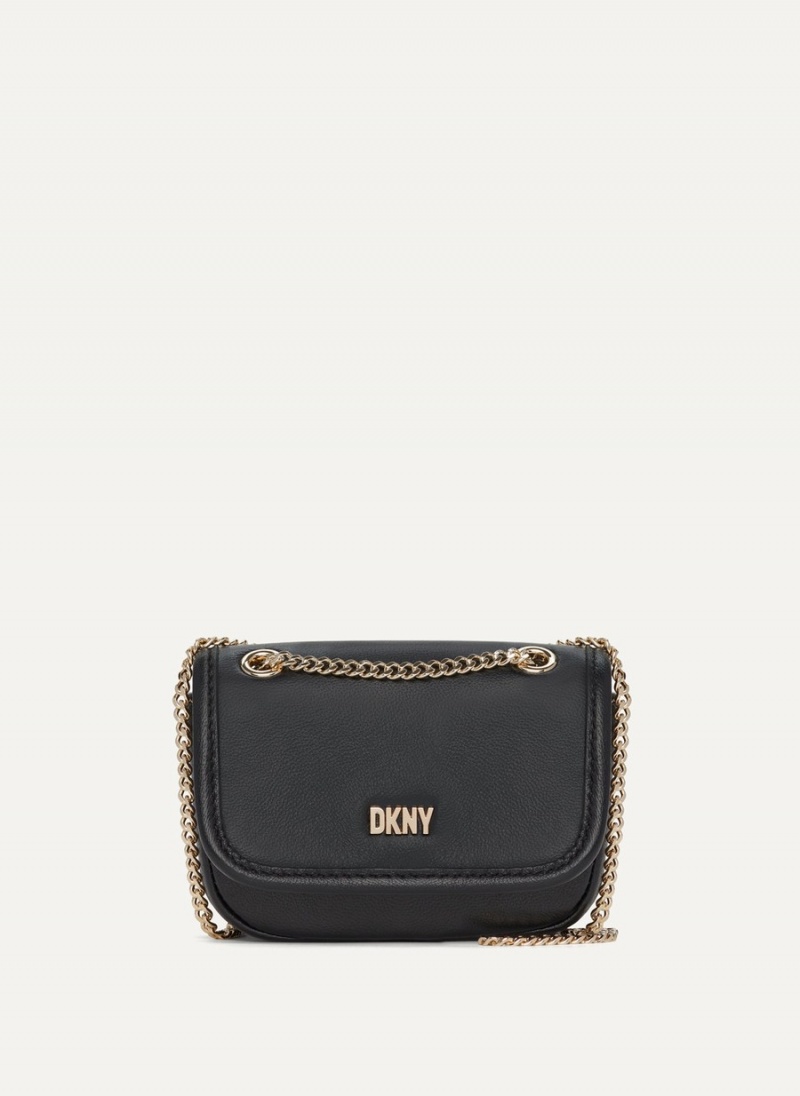 Women\'s Dkny Porter Micro Mini Crossbody Bags Black | U3544289