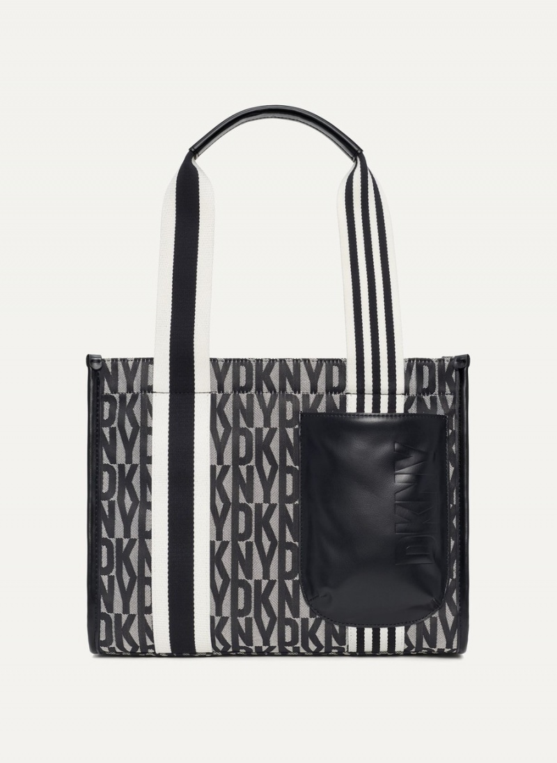 Women\'s Dkny Prospect Medium Tote Bags Black | W3574253