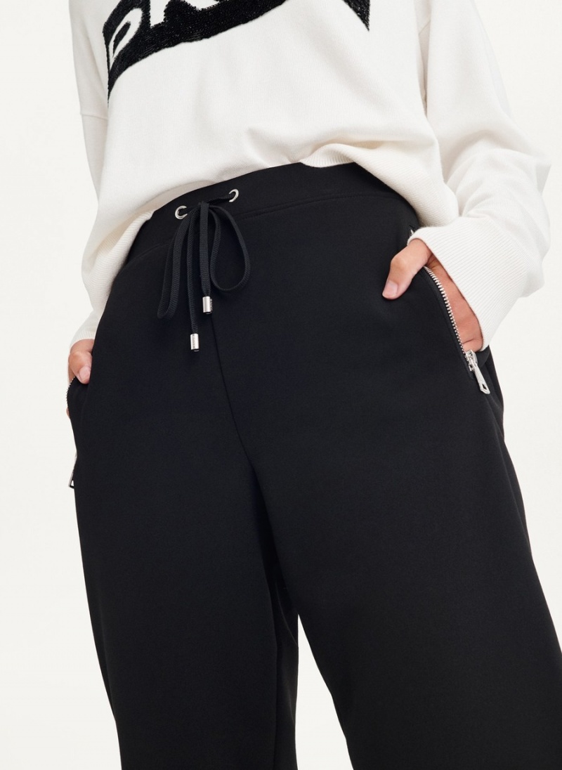 Women's Dkny Pull Ons Jogger Black | B2884139