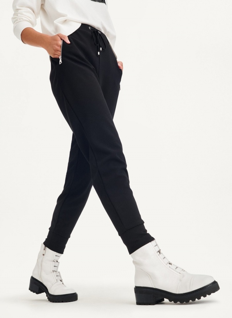Women's Dkny Pull Ons Jogger Black | B2884139