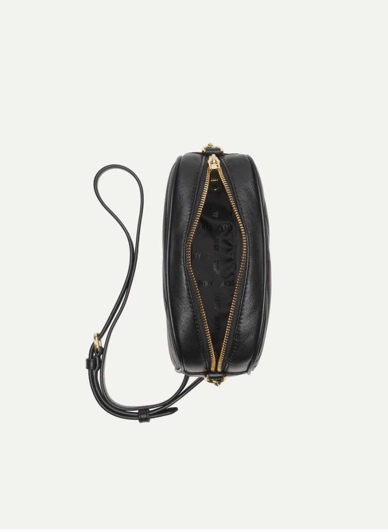 Women's Dkny Sara Camera Crossbody Bags Black | K9701882