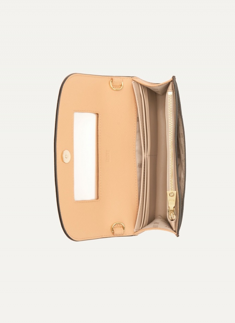 Women's Dkny Sidney On A Chain Crossbody Bags Beige | B5904060