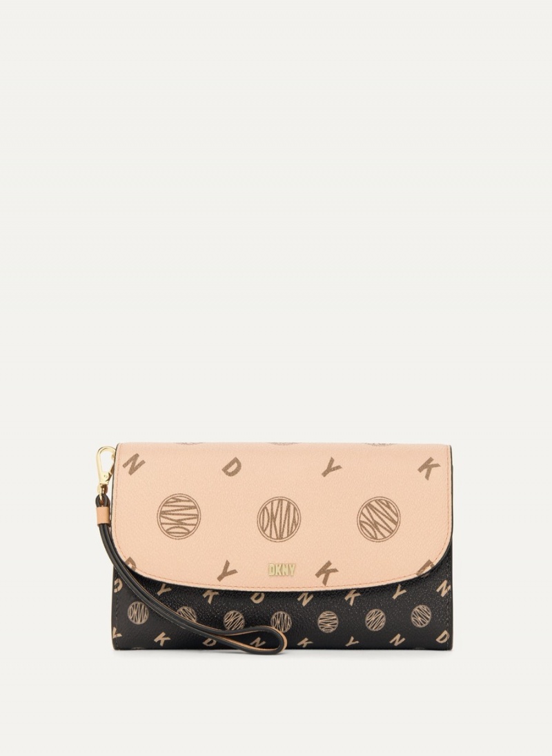 Women\'s Dkny Sidney On A Chain Crossbody Bags Beige | B5904060