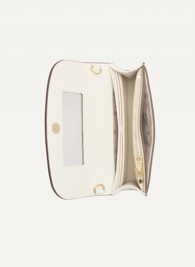 Women's Dkny Sidney On A Chain Crossbody Bags White | U2123884